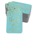 thumbnail image 1 of Inkdotpot Real Gold Foil ThankYou For Celebrating With Me Birthday Tags Favor Hang Paper Tags 100 Pack, 1 of 6