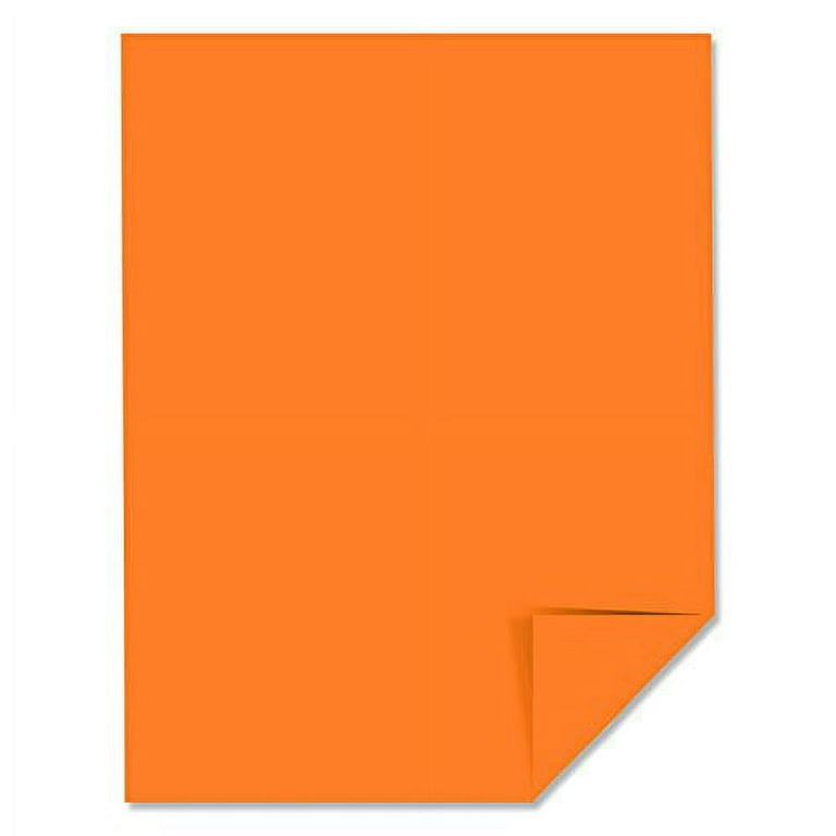 Astrobrights Color Paper, 8.5” x 11”, 24 lb/89 gsm, Cosmic Orange