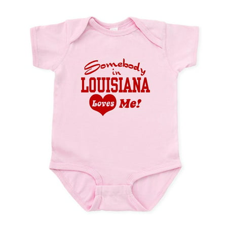 

CafePress - Somebody In Louisiana Loves Me Infant Bodysuit - Baby Light Bodysuit Size Newborn - 24 Months