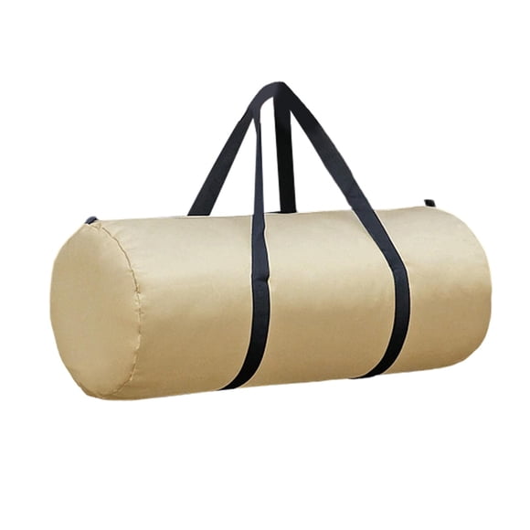 Una bolsa de almacenamiento para postes de tienda de campaña, bolsa de camping, bolsa de transporte hecha de material Oxford con 29 cm Caqui