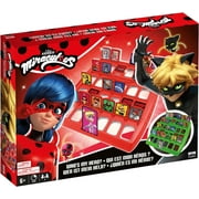 Miraculous Ladybug - Who's My Hero? - Red and Green Board with Secret Hero Cards, Board Game for Kids, 2 Players, Toys for Kids for Ages 6 and Up, Wyncor
