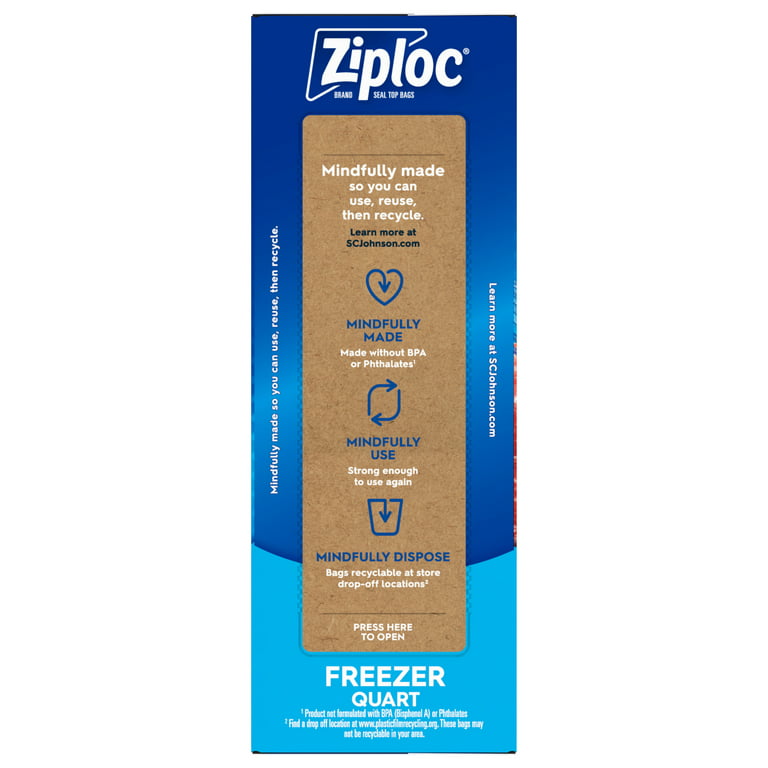 Ziploc®, Freezer Bags Large, Ziploc® brand