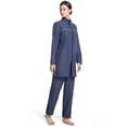 thumbnail image 3 of Wdgfv Women Modest Swimsuits Ruffle Full Coverage Arabic 2 Pieces Bathing Suit, 3 of 6