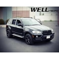 thumbnail image 4 of Wellvisors Side Window Visors Deflectors Rain Guards With Black Trim for 2007-2018 BMW X5 E70 F15 3-847BM009, 4 of 14