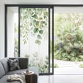 thumbnail image 2 of Non-Adhesive Static Cling Window Tint, Sage Green Eucalyptus Window Privacy Film Frosted, Spring Summer Farmhouse Leaves Insulated Windows Frosted Films for Living room, 35.4 x 78.7 Inches, 2 of 9