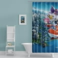 thumbnail image 5 of Cartoon For Super Wings Themed Shower Curtain for Bathroom Decor,Durable Waterproof Polyester Fabric,72x72 Inch with 12 Pack Hooks Washable Curtain Set, 5 of 5