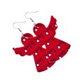 thumbnail image 1 of Sonducket Pendientes de cuero en forma de corazón, colgante de oreja, aro exagerado, pendiente colgante hueco, regalo del Día de San Valentín, favores Ropa, zapatos y accesorios Miscelánea Tipo 7 Sonducket AP010114-07, 1 of 6