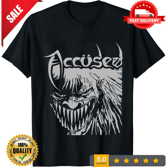 Reprint Rare THE ACCUSED MORE FUN THAN A OPEN CASKET FUNERAL T-shirt MO541, NEW INSTOCK-TH77900