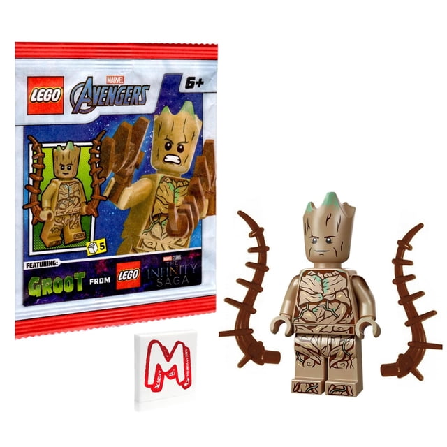 LEGO Marvel Super Heroes Avengers Infinity Saga Minifigure - Teen Groot (with Tree Branches)
