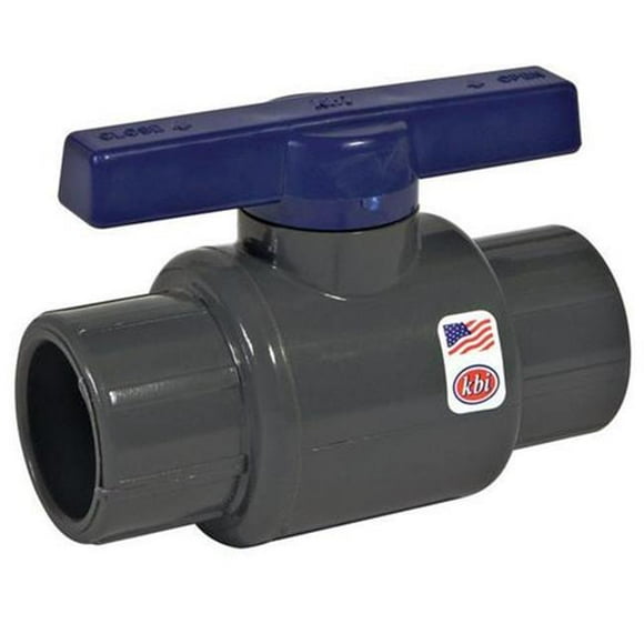 NDS 4184222 Robinet à Boisseau Sphérique en PVC de 1,25 Po, Annexe 80