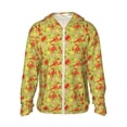 thumbnail image 1 of Fotbe Crab Lobster Chaqueta con Protección Solar UPF 50+ para Hombre y Mujer, Camisa con Capucha y Bolsillos-Small, 1 of 7