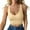 Khaki, variant on Women's Racerback Sports Bras, Slim Fit Workout Crop Tank Top, Seamless Sports Bra for Women Red L