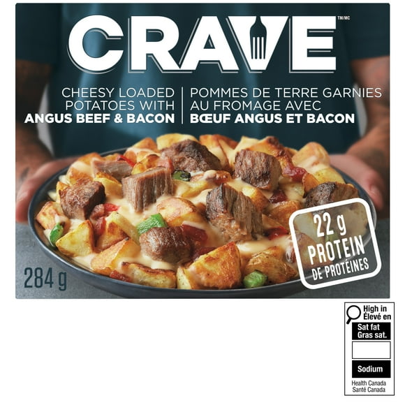 Pommes De Terre Garnies Au Fromage Avec Bœuf Angus Et Bacon Surgelées, 284 G 284g