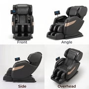 Massage Chair Full Body, Zero Gravity Massage Chair with 10 Fix Rollers, Heating, Foot Massage, Auto Modes, Bluetooth Speaker, Touch Screen Controller
