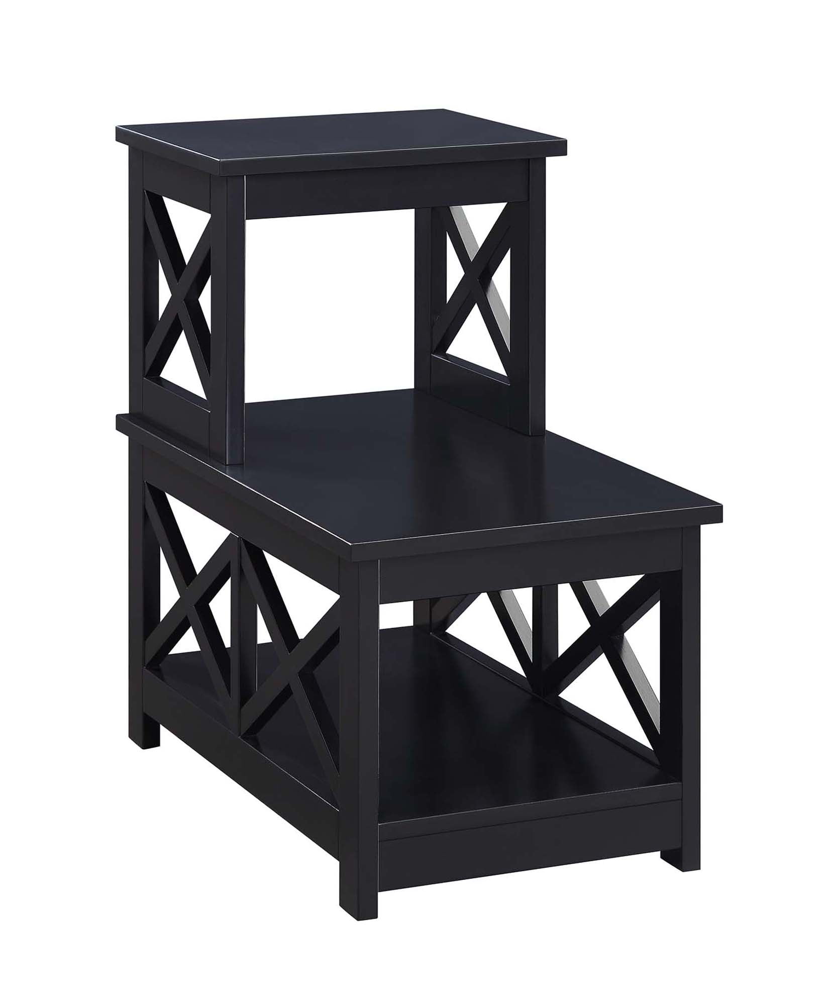 Convenience Concepts Oxford 2 Step Chairside End Table, Multiple Finishes
