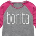 thumbnail image 3 of Instant Message - Bonita - Toddler & Youth Girls Raglan Graphic T-Shirt, 3 of 6