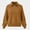 Brown, variant on Tqcoqu Women's Half Zip Stand Collar Sweatshirt,Drop Shoulder Long Sleeve Casual Pullover Tops,Solid Color Basic Sweatshirt for Women,Army Green Women's S-XXL