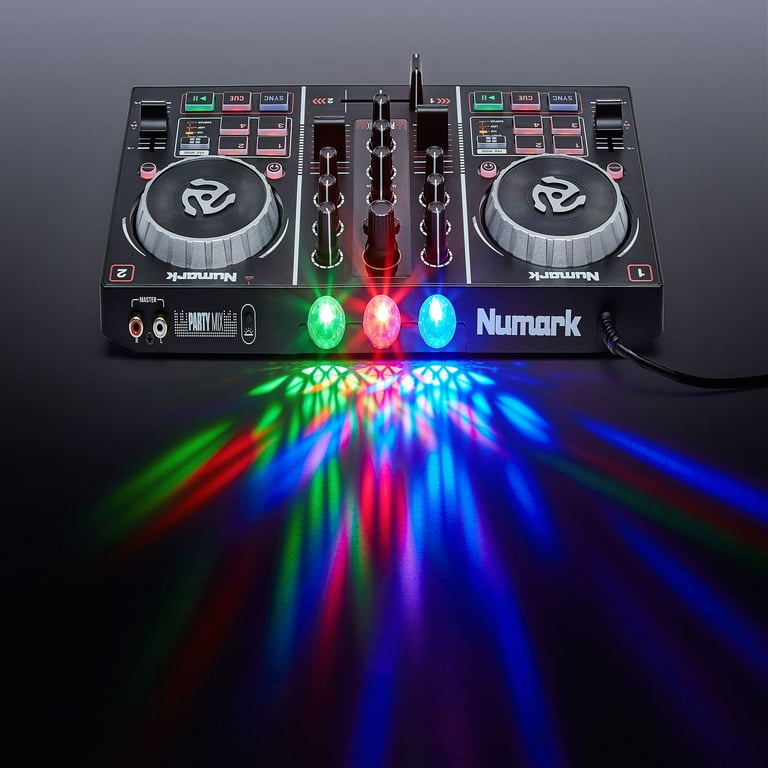 inMusic Brands Numark Party Mix DJ Controller with Built-In