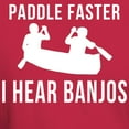 thumbnail image 3 of CafePress - Paddle Faster I Hear Banjos Dark T Shirt - Men's Classic Graphic Cotton T-Shirt, 3 of 4