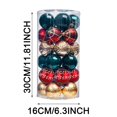 30Pcs Christmas Set Shatterproof Christmas Tree Ornaments For Christmas