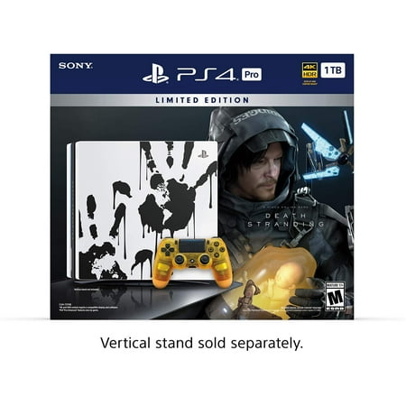 Sony PlayStation 4 Pro 1TB Limited Edition PS4 Console - Death Stranding Bundle (Includes Physical Disc)