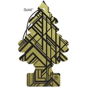 (2 pack) Little Trees Air Freshener Gold Fragrance 3-Pack