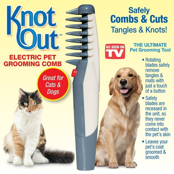 Pet Grooming Comb Knot Out Electric Pet Grooming Comb for Dogs Cats Pet Grooming Tool