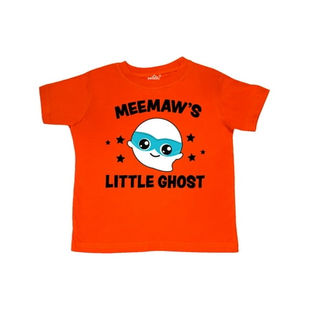

Inktastic Cute Meemaw s Little Ghost with Stars Gift Toddler Boy or Toddler Girl T-Shirt