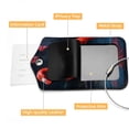 thumbnail image 4 of Flamingo Square PU Leather Luggage Tags - 2 Pack with Privacy Cover and Stainless Steel Ring - Suitable for Travel, Backpack, Handbag - Suitcase Tags, Travel Tag, 4 of 7