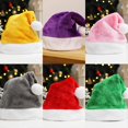 thumbnail image 2 of Sombrero de Navidad para adultos, sombrero de Papá Noel, gorro de Navidad rosa y rojo, adornos navideños para fiesta de año nuevo 2023, suministros de Navidad, 2 of 3