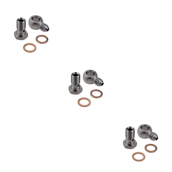 Wweixi Premium Materials Used Turbos Oil Feed Bolts With Hole For Volvos 3Set