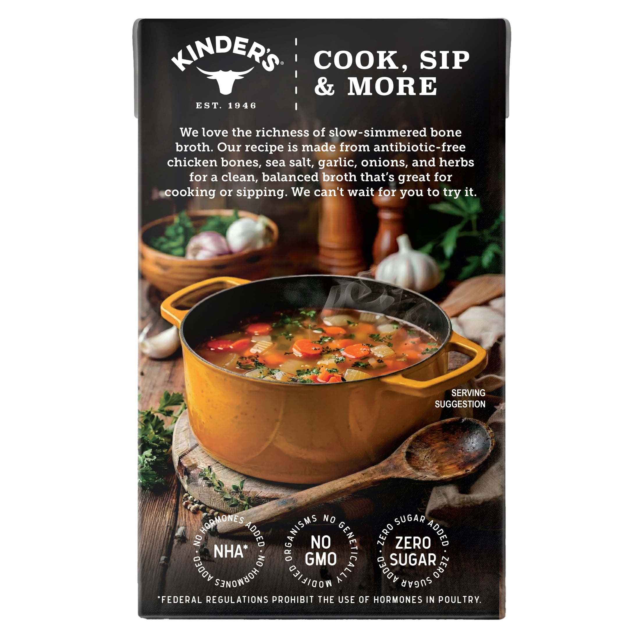 Kinder's Classic Chicken Bone Broth, 16.9 oz