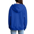thumbnail image 5 of NominalSnug Women Zip Up Hooded Jacket Light Fleece Lined Long Sleeve Casual Hooded Sweatshirt With Pockets For Fall Daily Wear, 5 of 6
