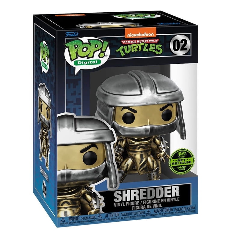Funko Pop Digital #2 TMNT Shredder Legendary Physical Pop LE 1467
