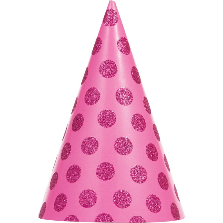 My Little Day 8 party hats - multicolour dots My Little Day 8 party hats - multicolour dots