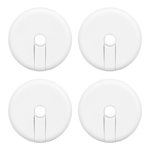 Satellite Cable Wall Bushing Set, Satellite Cable Wall Bushing Sturdy Easy Installation 4pcs for Router Ethernet Adapter Cable White,Black