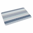 thumbnail image 2 of Blue Striped Door Mat&nbsp;Indoor Outdoor Entrance, Non Slip Rug for Kitchen Bathroom Entryway Rug, Boho Modern Geometric Abstract Art Ethnic Washable Doormat Floor Mat 24x36 Inch, 2 of 8
