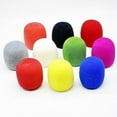 thumbnail image 3 of 10pcs Reusable Thickening Microphone Sponge Cover Foam Ball-type Mic Windscreen, 3 of 5