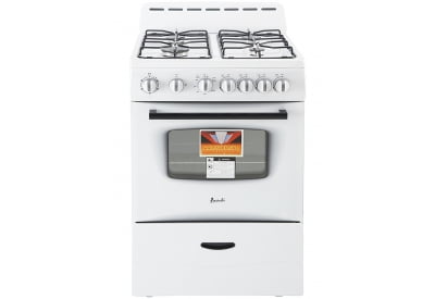 Avanti GR2414CW 24" 2.6CF Freestanding Gas Range White 