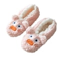 thumbnail image 2 of Hot Sales Women's Socks Under $6 GIJNRIUIUA Pink Crew Socks Winter Winter Socks Padded Velvet Floor Socks Dult Household Shoe Socks Warm Carpet Snow Shoe Socks Ankle Socks, 2 of 4