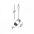 thumbnail image 2 of Wac Lighting Qf-190X3 Rolls 1 Light Low Voltage Quick Connect Track Head - Nickel, 2 of 2