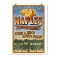 thumbnail image 2 of Naples, Florida, Orange Grove Vintage Sign (9x12 Wall Art Print, Home Decor), 2 of 3
