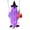 C #047, variant on Hanging Swinging Ghost Halloween Decor - Outdoor Halloween Decorations with Ghost on A Swing for Outside Garden Yard Porch Tree, Large Spooky Cute Ghosts with String Lights for Indoor Party