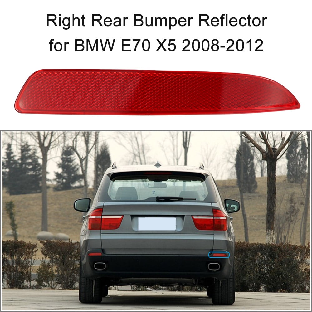 Stone Banks Rear Right Bumper Reflector Red Lens 63217158950 for BMW E70 X5 2007-2012 
