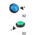 thumbnail image 1 of Empuje Iluminado LED Jumbo En Forma De Domo De 4 Piezas Sunnimix cambiar la luz, 1 of 7