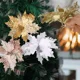 thumbnail image 5 of Mini flores de Navidad con clips fijos, clip de fijación de metal para flores de árbol de Navidad, suministros de decoración para fiestas, coronas de Navidad y Año Nuevo, 5 of 5