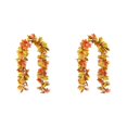 thumbnail image 2 of Wosthever Guirnaldas de hojas de arce artificiales colgantes portátiles DIY hojas de otoño falsas vides interior al aire libre boda cena fiesta Type3 NO3, 2 of 6