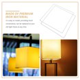 thumbnail image 4 of Shisuyan Support d'Abat-jour Blanc Lot de 2 9.8X9.8in, 4 of 9