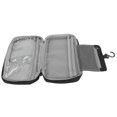 thumbnail image 1 of Wanderlust Hanging Toiletry Bag For Makeup And Toiletries - Designer Travel Organizer With Metal Swivel Hook, Waterproof Makeup Bag And Multiple Zipper Pockets, 1 of 8