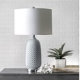 thumbnail image 3 of nuLOOM Columbus 26" Glass Table Lamp, 26" H x 15" W x 15" D, Gray, 3 of 3
